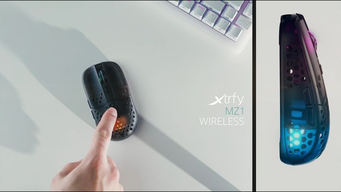 Cherry Xtrfy Миша MZ1 RGB WL, Black (354761) MZ1W-RGB-BLACK фото