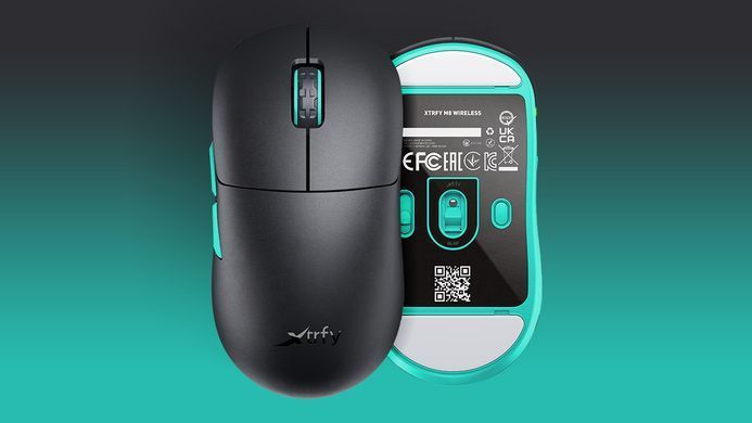 Cherry Xtrfy Миша M8 WIRELESS Black (364154) M8W-RGB-BLACK фото