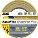 Шланг садовий 2Е AquaFlex Graphite Pro 3/4" 20м 4 шари 20 бар, в комплекті зрошувач, 2 конектори, адаптер 2E-GHE34GEP20