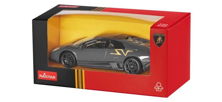 Машинка Rastar Murcielago LP 670-4 SV Superveloce China Limited Edition 1:43 Сірий ibs_4540122 фото