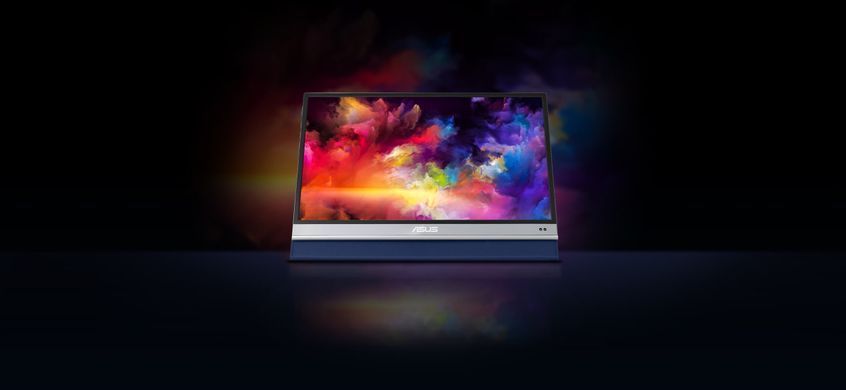 ASUS Монітор портативний 13.3" ZenScreen MQ13AH mHDMI, 2xUSB-C, OLED, 1ms, DCI-P3 100%, HDR10, Cover (359957) 90LM07EV-B01170 фото