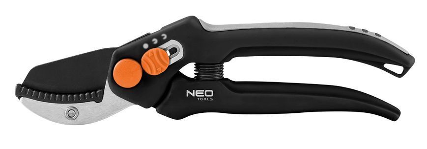 Секатор Neo Tools 15-201 с ковадлом 185 мм &ndash; для обрезки веток и кустов. 15-201 фото