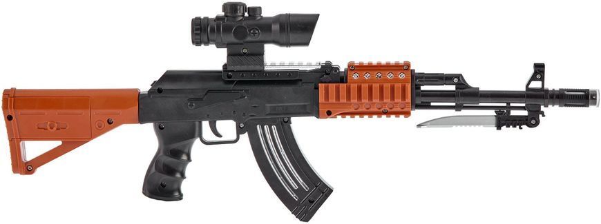 Автомат світло-звуковий ZIPP Toys AK47. Колір - чорний ibs_5320025 фото