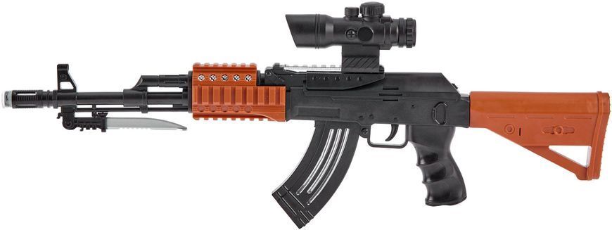 Автомат світло-звуковий ZIPP Toys AK47. Колір - чорний ibs_5320025 фото