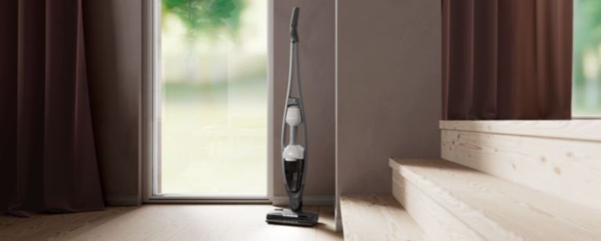 Electrolux Пылесос беспроводный, конт пыль -0.3л, автон. раб. до 55мин, вес-2.7кг, НЕРА, 2в1, турбо-щетка, BRC, 5 насадок, белый ES62HB25UV фото