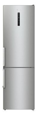 Холодильник з нижн. мороз. камерою Gorenje NRC6204SXL5M, 178х66х60см, 2 двері, 255( 106)л, А++, NF+, Інв. , Зона св-ті, Зовн. Ди NRC6204SXL5M фото