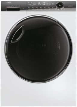 Haier Сушильна машина тепловий насос, 9кг, A+++, 59,5см, дисплей, пара, білий (381122) HD90-A3Q979U1-S фото