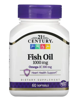 Fish Oil 1000 mg - 60 softgels