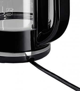 Электрочайник Bosch 1.7л, стекло, черный (361542) TWK70B03 фото