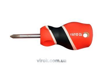 Отвертка крестовая YATO: "Philips" PH2 х 38 мм