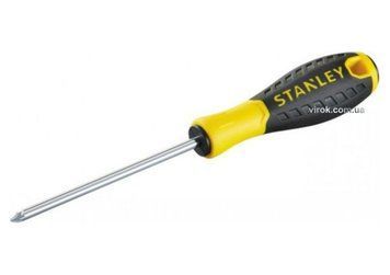 Отвертка STANLEY "Essential" с крестовым шлицем "Philips" PH 1 х 100 мм