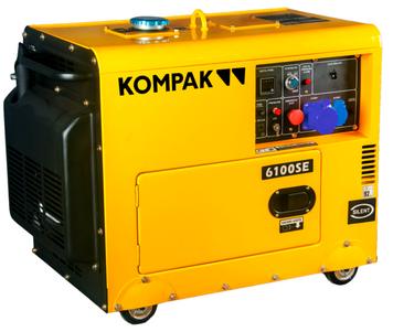 Генератор дизельный KOMPAK K6100SE 5000/5500 W K6100SE фото