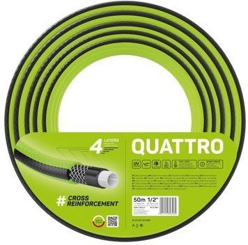 Шланг садовий Cellfast QUATTRO 1/2' 50м 4 шари до 20бар -10&hellip;+50&deg;C (360705) 10-063 фото