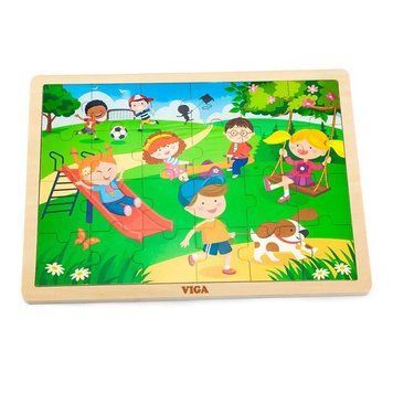 Дерев'яний пазл Viga Toys Пори року: весна, 24 ел. (51269) dt_525 фото