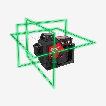 Нівелір лазерний 3D акумуляторний MILWAUKEE, M12 3PL-401C