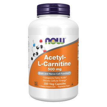 Ацетил-Л-карнитин (Acetyl-L-Carnitine) 500 мг 200 капсул