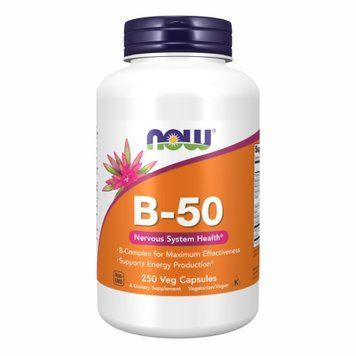 Вітамін В-50 комплекс NOW Foods (B-Complex) 250 капсул