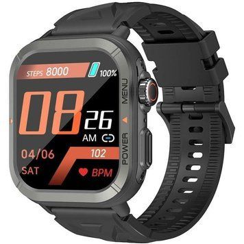Blackview Смарт-часы W30 50мм, 1.91", 320*380, TFT, BT 5.3, 128МБ, чёрный 6931548314295 фото