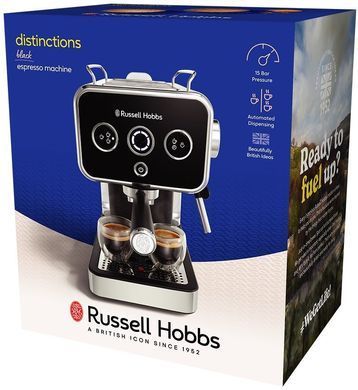 Russell Hobbs Кавоварка ріжкова 26450-56 Distinctions, чорна (362667) 26450-56 фото