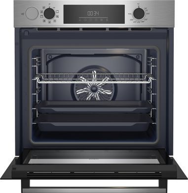Beko Духова шафа електрична, 71л, A+, дисплей, конвекція, нерж (367517) BBIS12300XDE фото