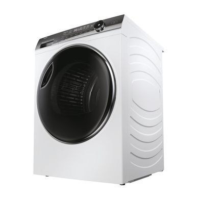 Haier Сушильна машина тепловий насос, 9кг, A+++, 59,5см, дисплей, пара, білий (381122) HD90-A3Q979U1-S фото