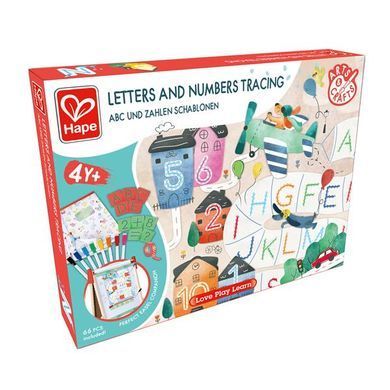 Набор трафаретов Hape Буквы и цифры (E1070) dt_28395 фото