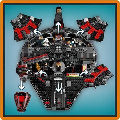 Конструктор LEGO Star Wars Темний сокіл 1579 деталей (75389)
