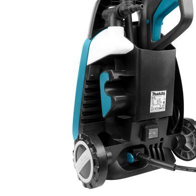 Makita Мінімийка високого тиску HW102, 1300Вт, 100бар, 360л/год, шланг 5м, 5.8кг (291744) HW102 фото