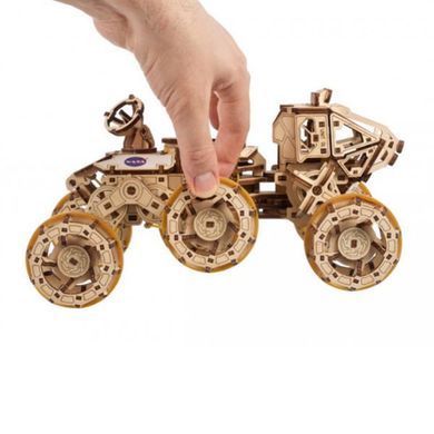 Дерев'яний механічний 3D конструктор Ugears Пілотований марсохід (70206) dt_93671 фото