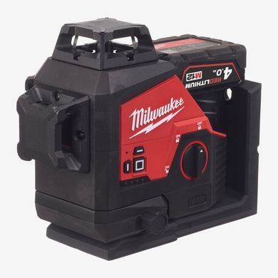 Нівелір лазерний 3D акумуляторний MILWAUKEE, M12 3PL-401C