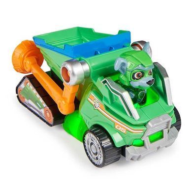 Ігровий набір Paw Patrol Щенячий патруль у кіно 2 Рятувальний автомобіль-трансформер із водієм Рокі (SM17776/6474) dt_85800 фото