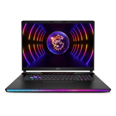 MSI Ноутбук Raider 17" QHD+, Intel i9-13980HX, 32GB, F1TB, NVD4090-16, W11, черный (368038) RAIDER_GE78HX_13VI-207UA фото