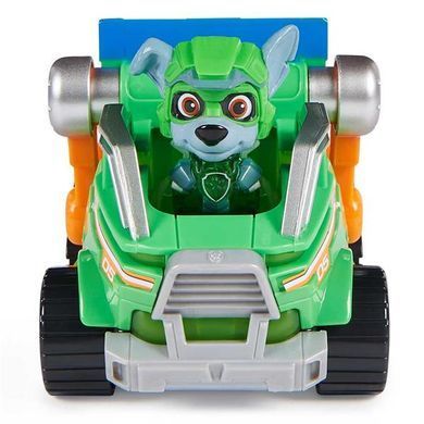 Ігровий набір Paw Patrol Щенячий патруль у кіно 2 Рятувальний автомобіль-трансформер із водієм Рокі (SM17776/6474) dt_85800 фото