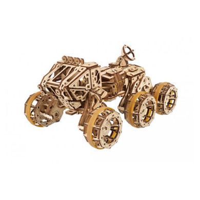 Дерев'яний механічний 3D конструктор Ugears Пілотований марсохід (70206) dt_93671 фото