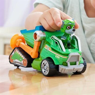 Ігровий набір Paw Patrol Щенячий патруль у кіно 2 Рятувальний автомобіль-трансформер із водієм Рокі (SM17776/6474) dt_85800 фото