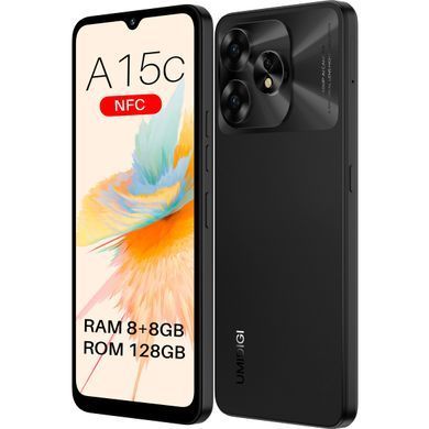 UMIDIGI Смартфон A15C (MP34) 6.7" 8/128ГБ, 2SIM, 5000мА&middot;ч, черный 6973553523132 фото