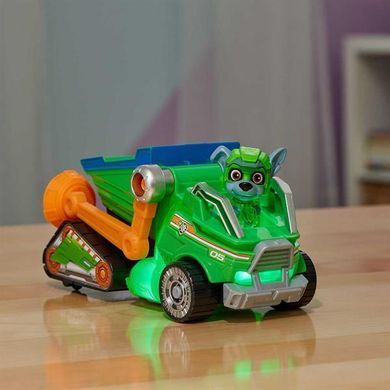 Ігровий набір Paw Patrol Щенячий патруль у кіно 2 Рятувальний автомобіль-трансформер із водієм Рокі (SM17776/6474) dt_85800 фото