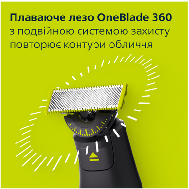 Тример PHILIPS OneBlade Pro 360 QP6552/15 для обличчя та тіла
