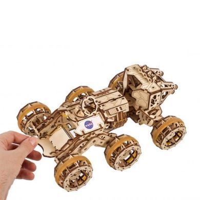 Дерев'яний механічний 3D конструктор Ugears Пілотований марсохід (70206) dt_93671 фото