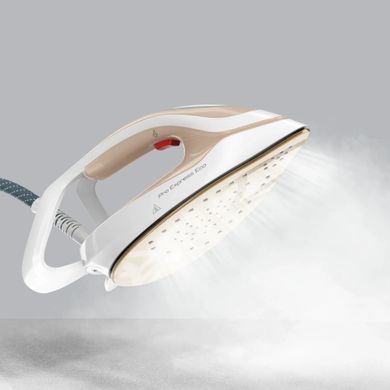 Tefal Праска-парогенератор Pro Express Eco, 2200Вт, 1800мл, паровий удар -550гр, постійна пара - 140гр, біло-золотий (385529) GV9E22E0 фото