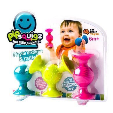 Набір сенсорних брязкалець Fat Brain Toys pipSquigz 3 шт. (F089ML) dt_13613 фото