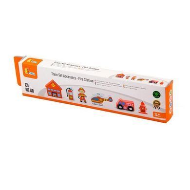Набір для залізниці Viga Toys Пожежна станція (50815) dt_829 фото