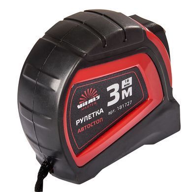 Рулетка 3 м &times; 16 мм автостоп Vitals Master V181727 фото