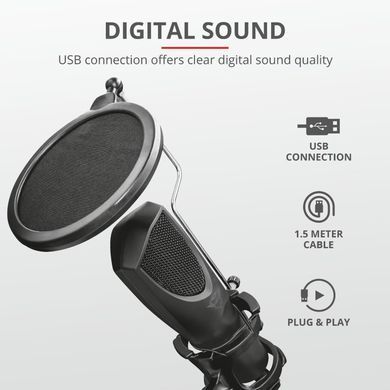 Мікрофон Trust GXT 232 Mantis Streaming USB (315411) 22656_TRUST фото