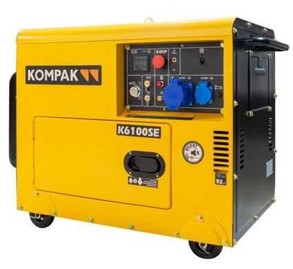 Генератор дизельный KOMPAK K6100SE 5000/5500 W K6100SE фото