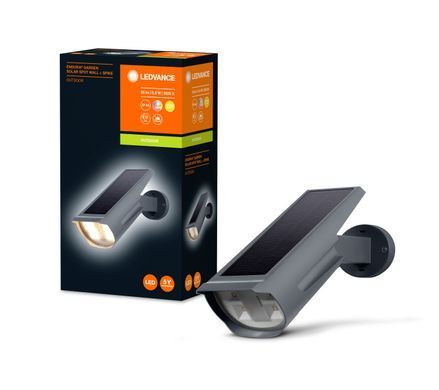 Світильник автономний LEDVANCE ENDURA GARDEN SOLAR SPOT RGBW 0.5Вт 3000К 55Лм IP44 чорний (390347)