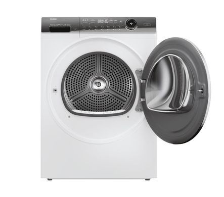 Haier Сушильна машина тепловий насос, 9кг, A+++, 59,5см, дисплей, пара, білий (381122) HD90-A3Q979U1-S фото