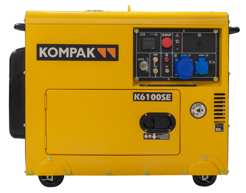 Генератор дизельный KOMPAK K6100SE 5000/5500 W K6100SE фото