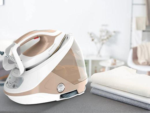 Tefal Праска-парогенератор Pro Express Eco, 2200Вт, 1800мл, паровий удар -550гр, постійна пара - 140гр, біло-золотий (385529) GV9E22E0 фото