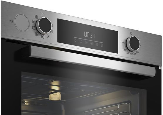 Beko Духова шафа електрична, 71л, A+, дисплей, конвекція, нерж (367517) BBIS12300XDE фото